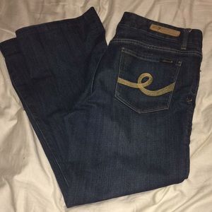 Seven7 jeans size 12 boot cut 36x31